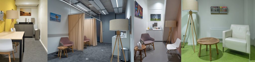 In bijna alle VU-gebouwen is een kolfruimte aanwezig voor medewerkers en studenten.