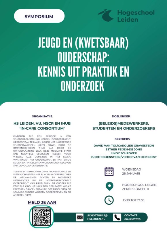 Symposium: Jeugd en (kwetsbaar) ouderschap